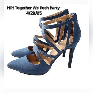 HP! Lauren Conrad blue heels
